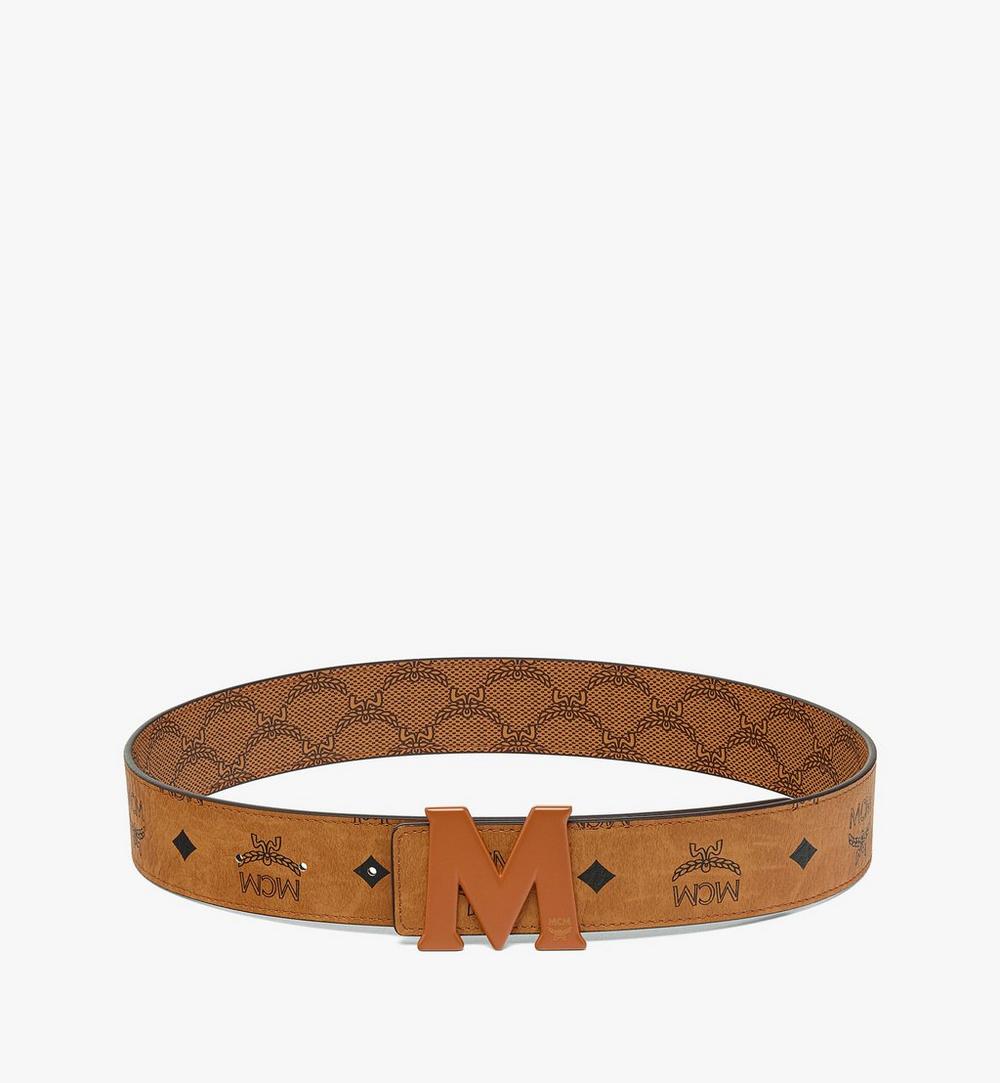 Claus M Reversible Monogram Belt 1.5” 1 Claus M Reversible Monogram Belt 1.5” 1